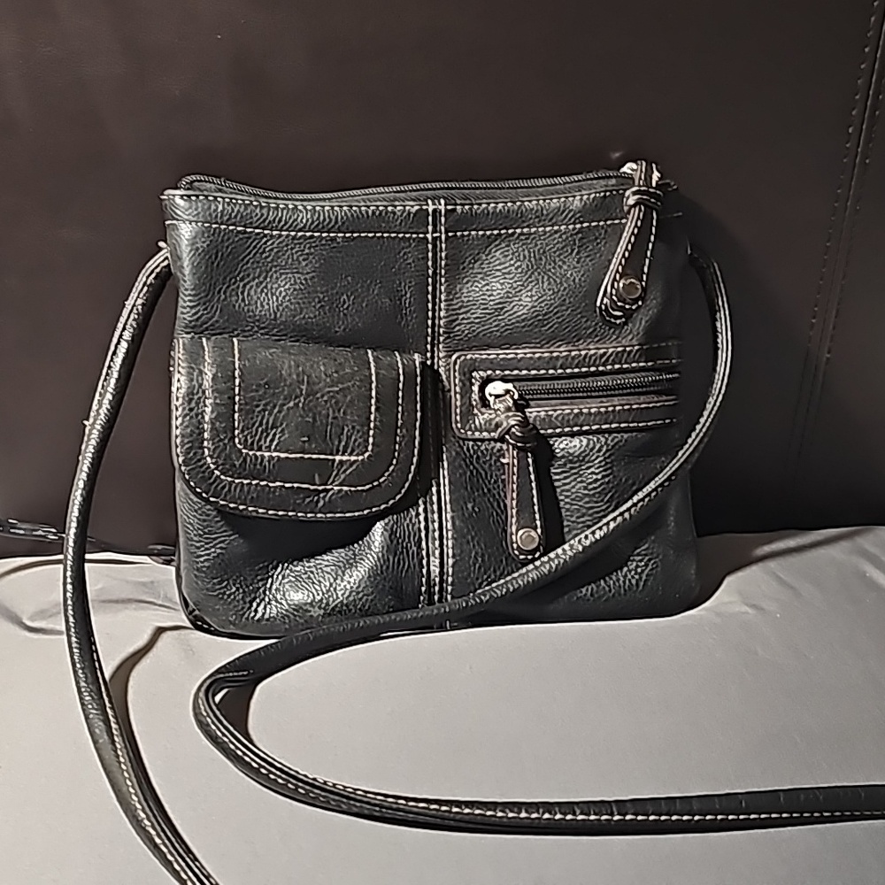 Tignanello Black Crossbody Bag